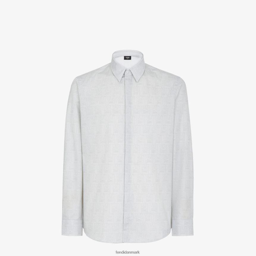 bomuldsskjorte Mænd Fendi beklædning beige A44V2D1979