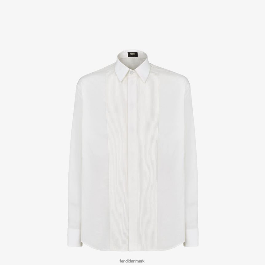 bomuldsskjorte Mænd Fendi beklædning hvid A44V2D2127