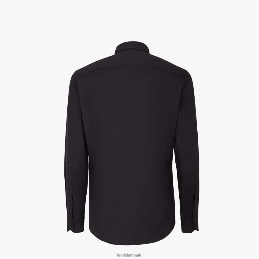 bomuldsskjorte Mænd Fendi beklædning sort A44V2D2083