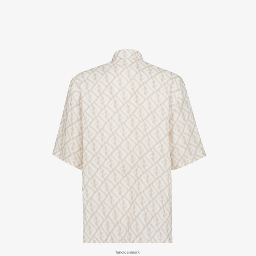 linned skjorte Mænd Fendi beklædning beige A44V2D2000