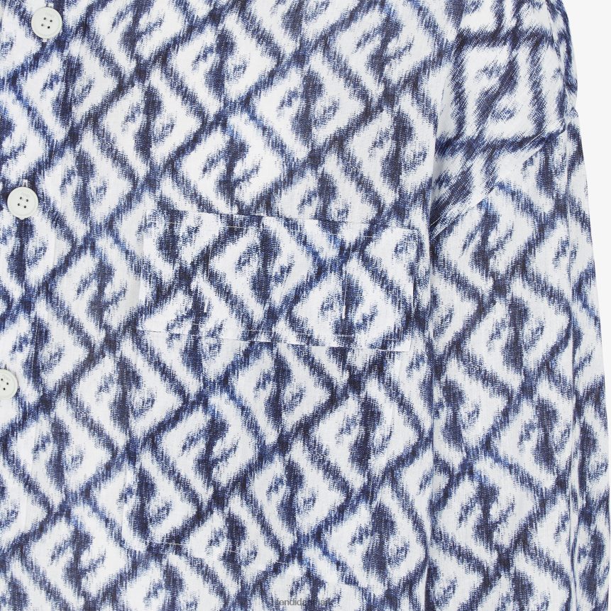 linned skjorte Mænd Fendi beklædning flerfarvet A44V2D2007