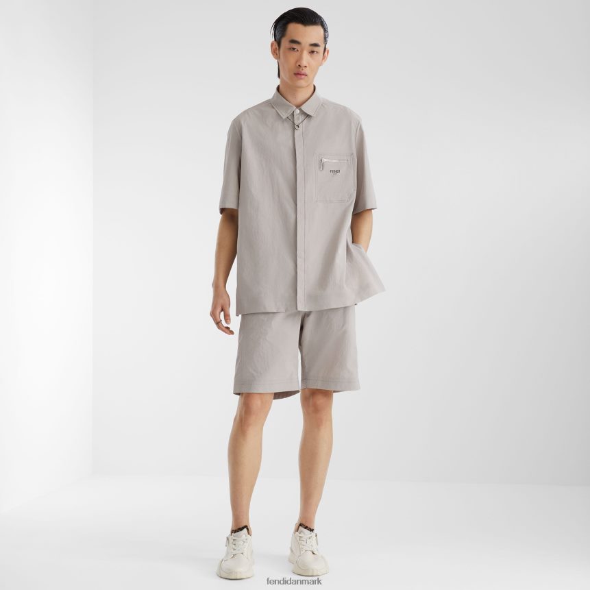 nylon skjorte Mænd Fendi beklædning grå A44V2D1926