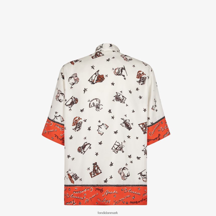 silke skjorte Mænd Fendi beklædning flerfarvet A44V2D1953