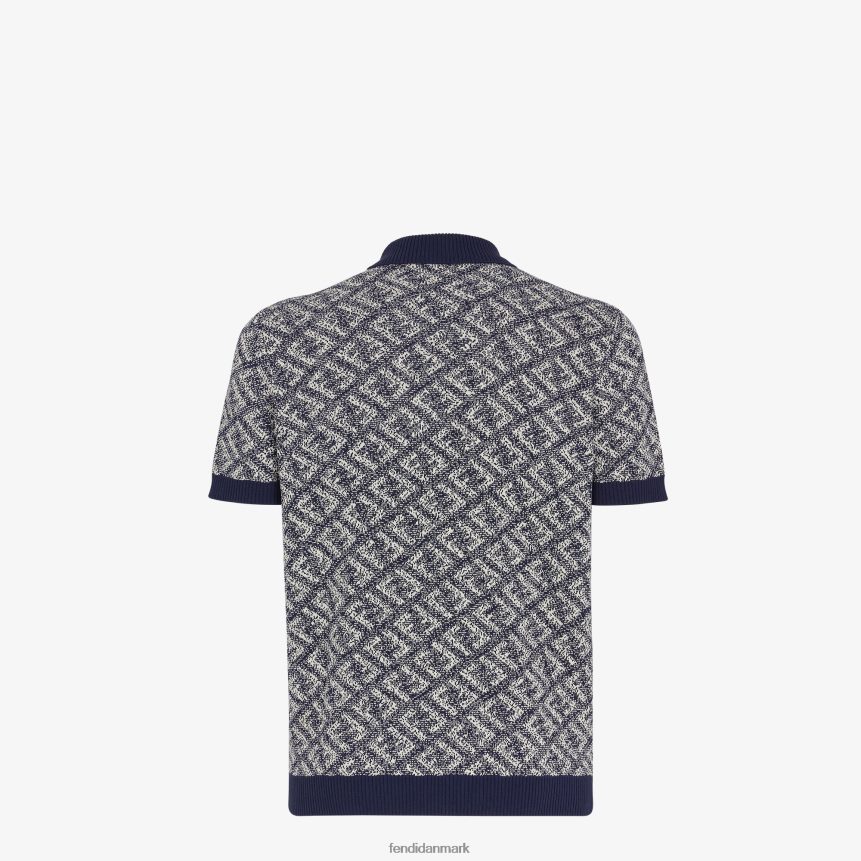 bomulds poloshirt Mænd Fendi beklædning blå A44V2D2033