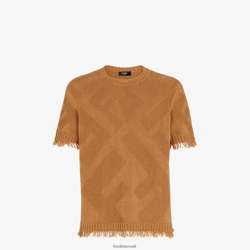 bomuldstrøje Mænd Fendi beklædning Brun A44V2D2043