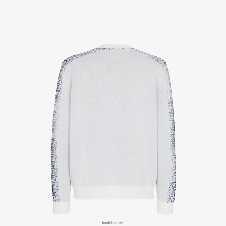 bomuldstrøje Mænd Fendi beklædning hvid A44V2D2034