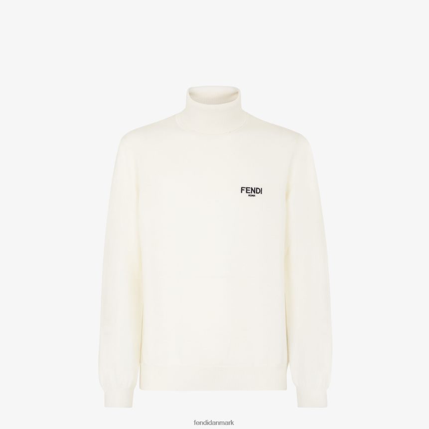striktrøje Mænd Fendi beklædning hvid A44V2D2104