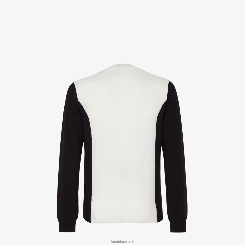 striktrøje Mænd Fendi beklædning hvid A44V2D2107