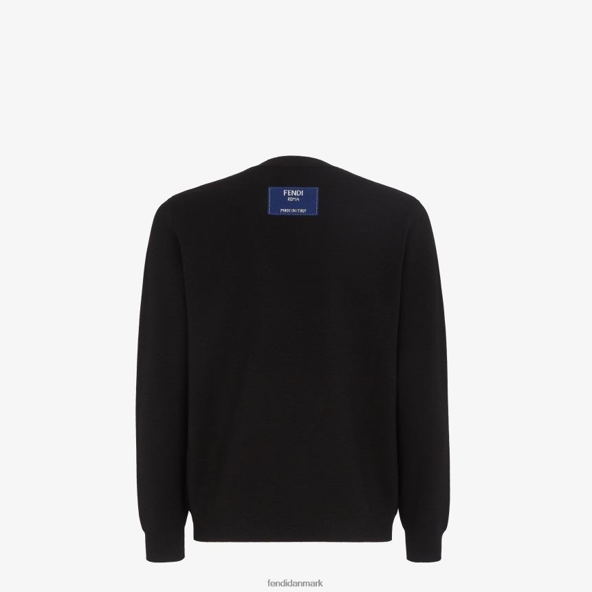 sweatshirt i stof Mænd Fendi beklædning sort A44V2D2149