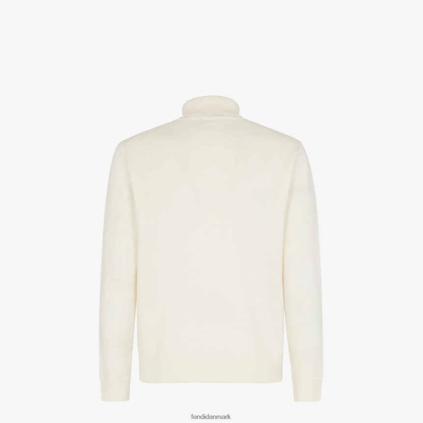 uld rullekrave Mænd Fendi beklædning hvid A44V2D2093