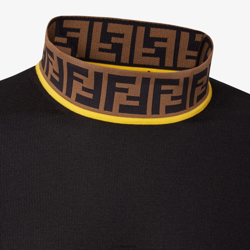 uldtrøje Mænd Fendi beklædning sort A44V2D2080