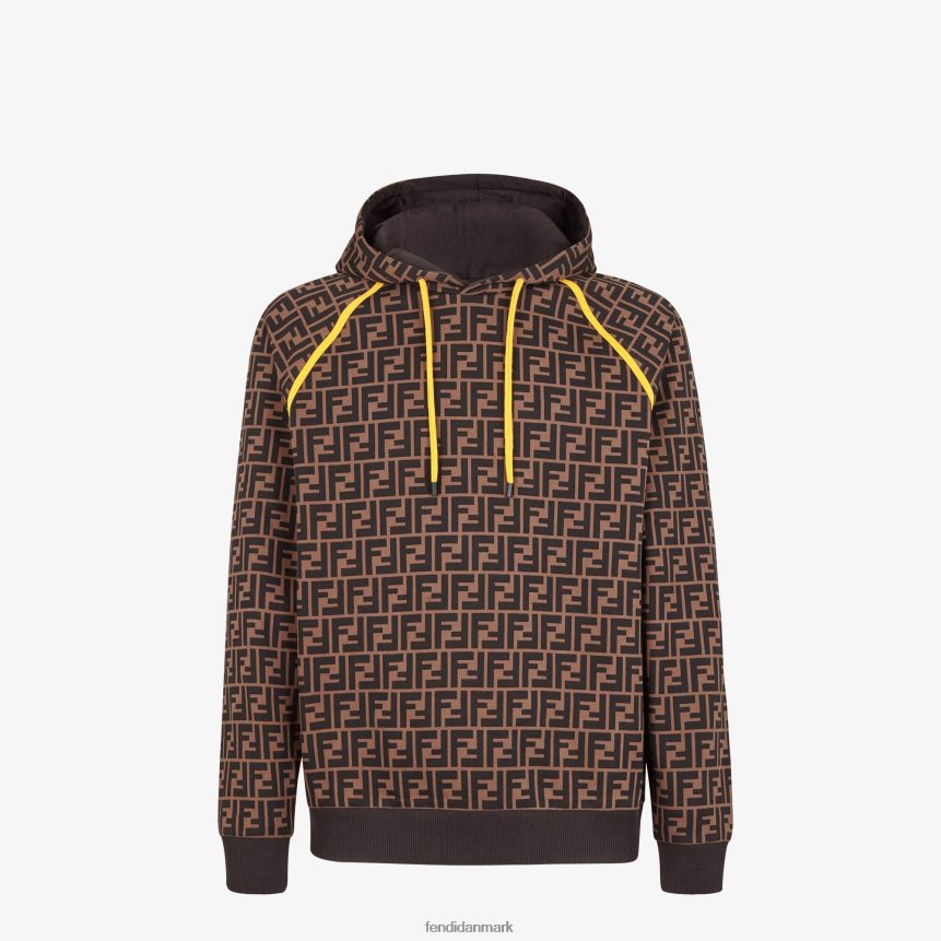 sweatshirt i bomuld Mænd Fendi beklædning Brun A44V2D2078
