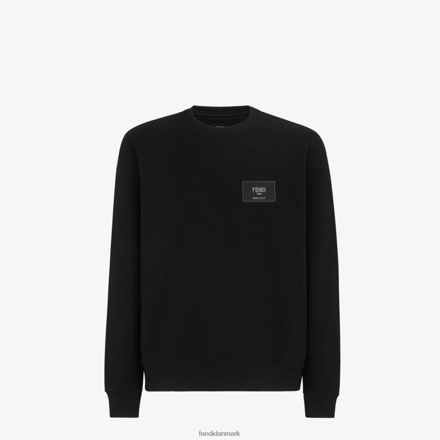 sweatshirt i bomuld Mænd Fendi beklædning sort A44V2D2141