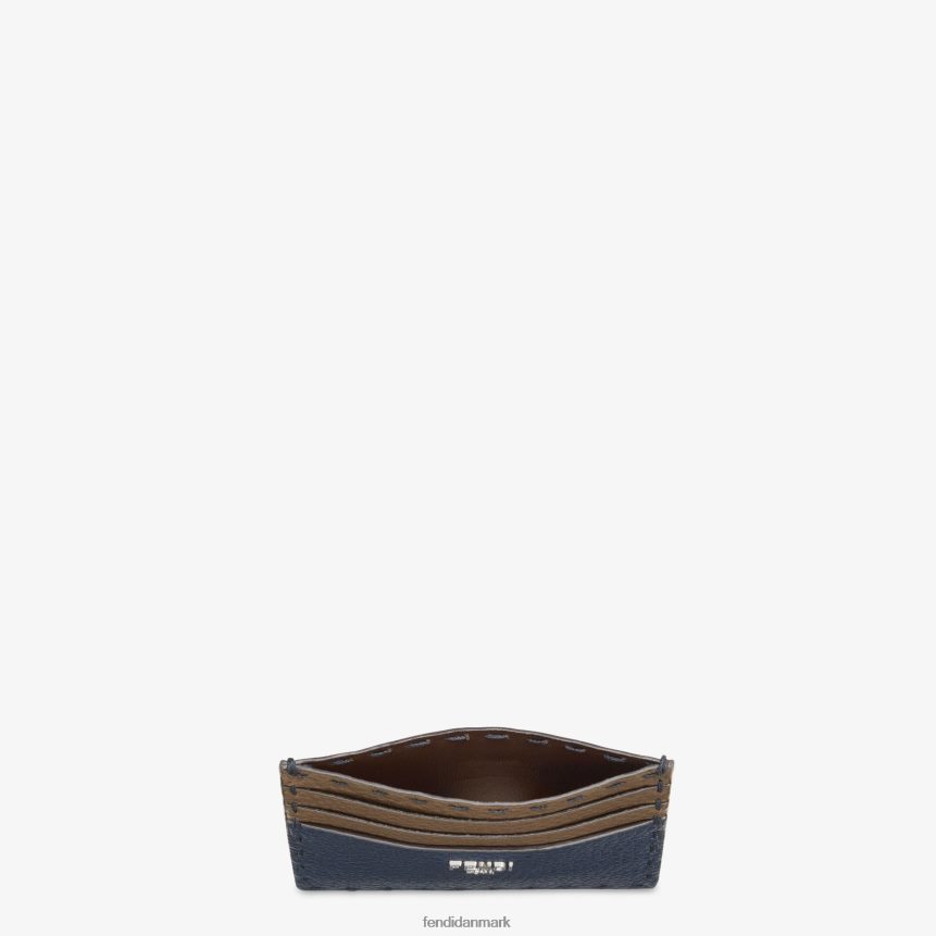 selleria læder kortholder Mænd Fendi tilbehør blå A44V2D2646