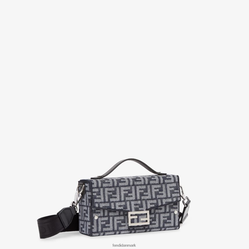 blød baguette lædertaske i bagagerummet Mænd Fendi tilbehør blå A44V2D1851