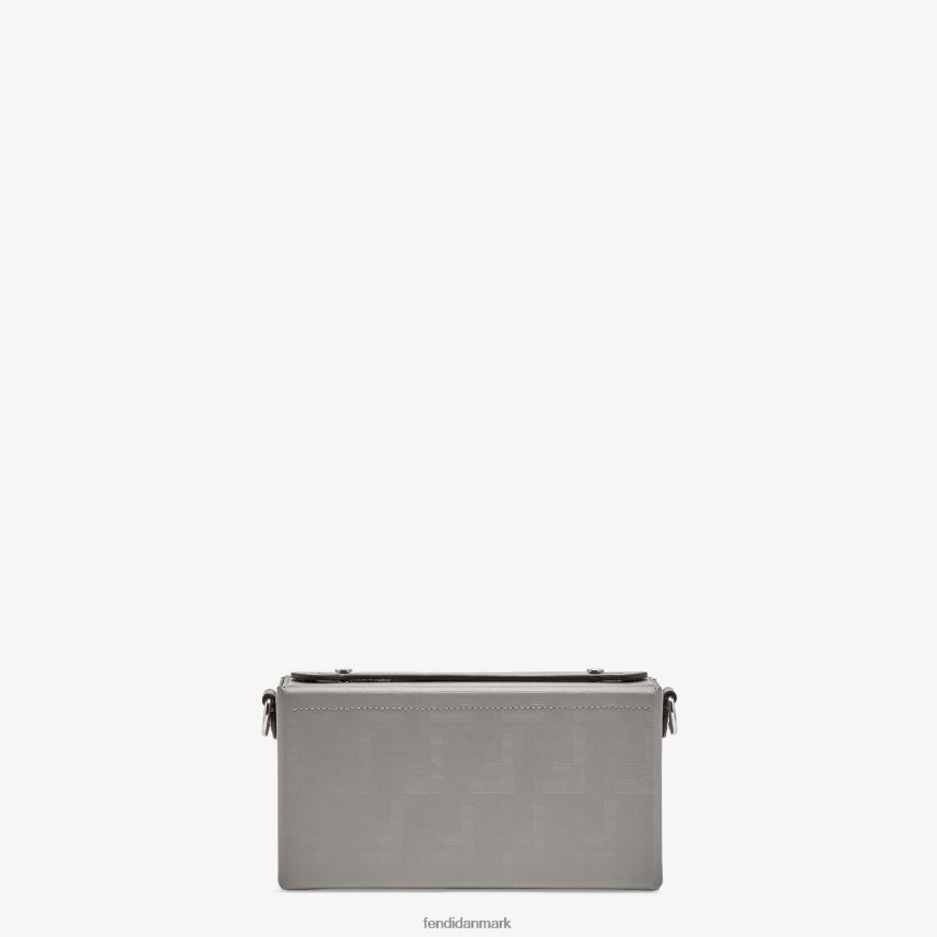 due læder taske Mænd Fendi tilbehør grå A44V2D1814