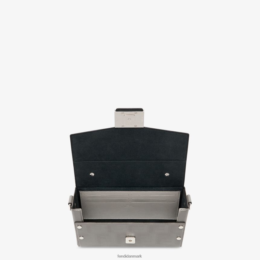 due læder taske Mænd Fendi tilbehør grå A44V2D1814