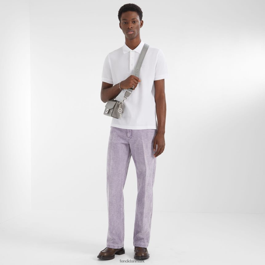 due læder taske Mænd Fendi tilbehør grå A44V2D1814