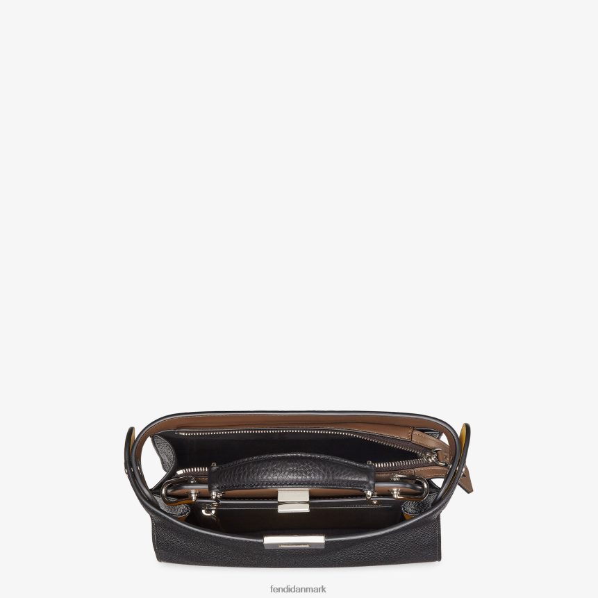 peekaboo iseeu mini lædertaske Mænd Fendi tilbehør sort A44V2D1812