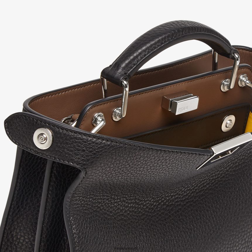 peekaboo iseeu mini lædertaske Mænd Fendi tilbehør sort A44V2D1812