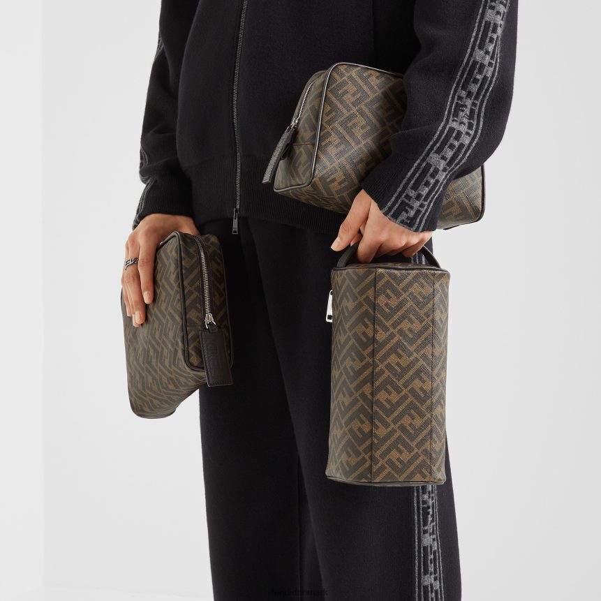 stof make-up taske Mænd Fendi tilbehør Brun A44V2D2490