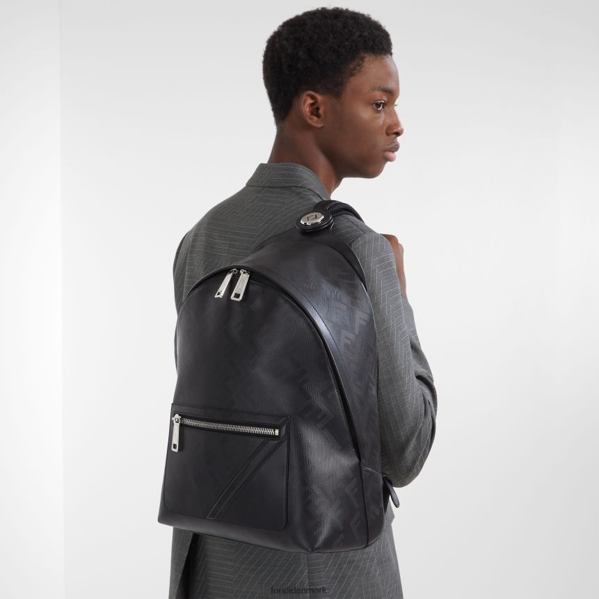 læder rygsæk Mænd Fendi tilbehør sort A44V2D1798