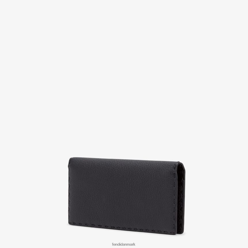 selleria læder pung Mænd Fendi tilbehør sort A44V2D2603