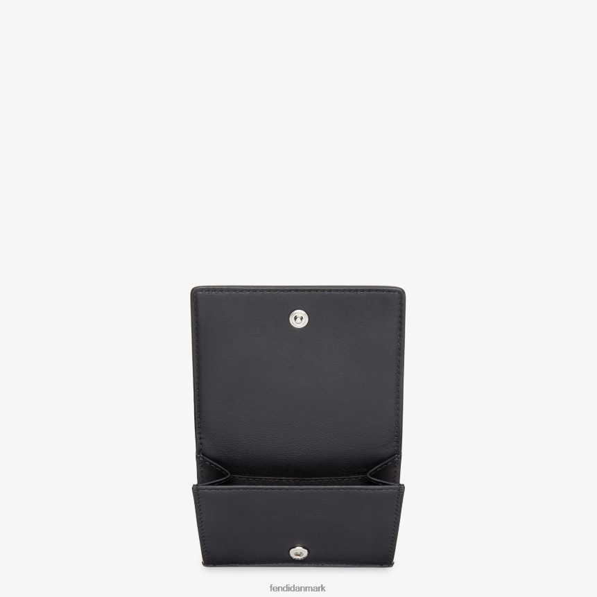 trefoldet læderpung Mænd Fendi tilbehør sort A44V2D2658