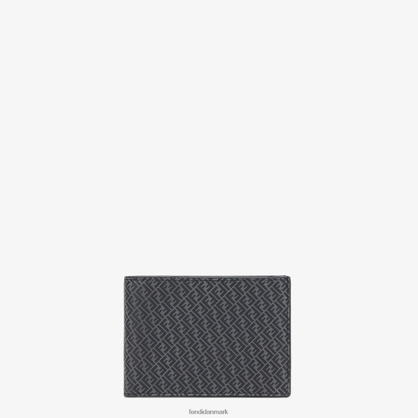 us dollar læder bi-fold pung Mænd Fendi tilbehør sort A44V2D2657