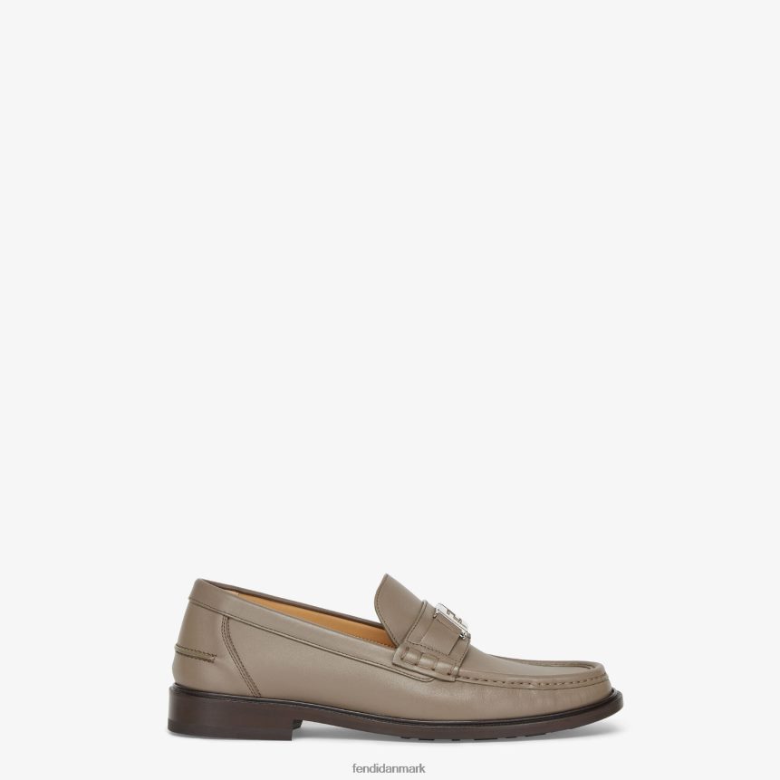 læder loafers Mænd Fendi fodtøj beige A44V2D2244