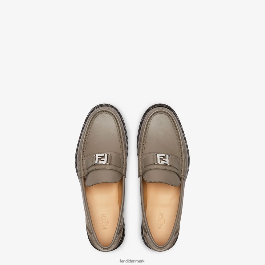 læder loafers Mænd Fendi fodtøj beige A44V2D2244