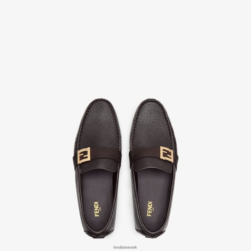 læderdrivere Mænd Fendi fodtøj Brun A44V2D2266