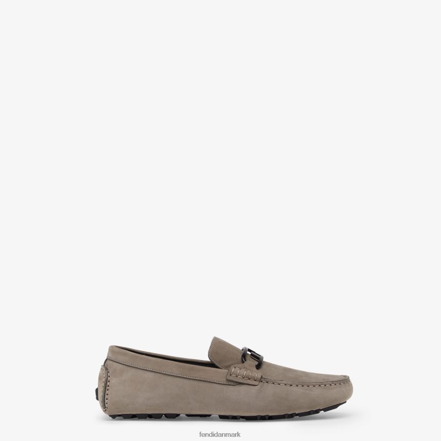 loafers i nubuck læder Mænd Fendi fodtøj beige A44V2D2224