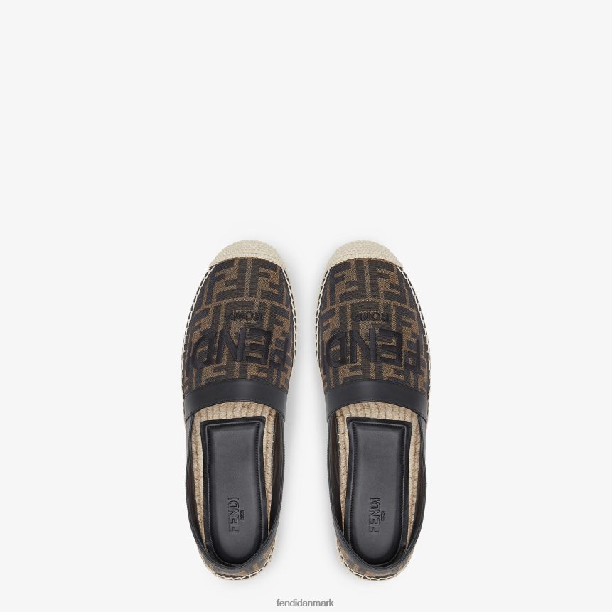 stof espadriller Mænd Fendi fodtøj Brun A44V2D2258