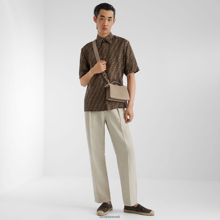 stof espadriller Mænd Fendi fodtøj Brun A44V2D2258