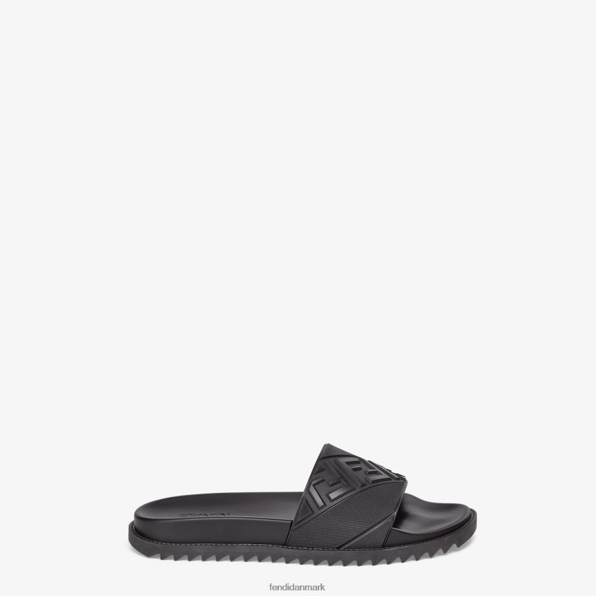 gummi fodseng Mænd Fendi fodtøj sort A44V2D2254