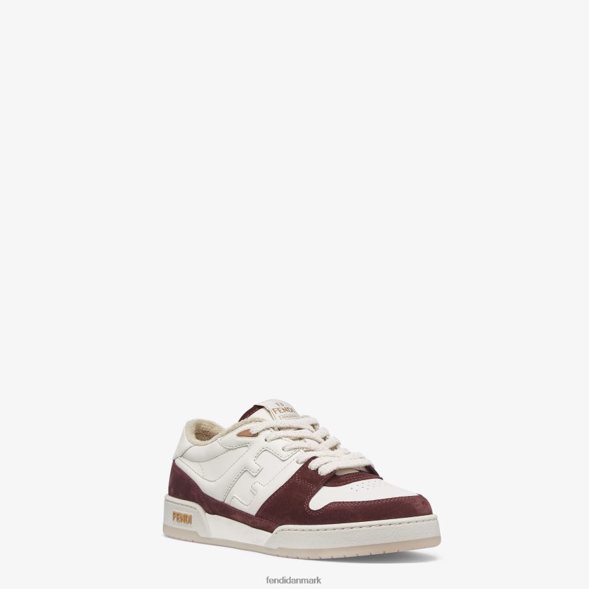 bordeaux ruskind lav-toppe Mænd Fendi fodtøj rød A44V2D2305