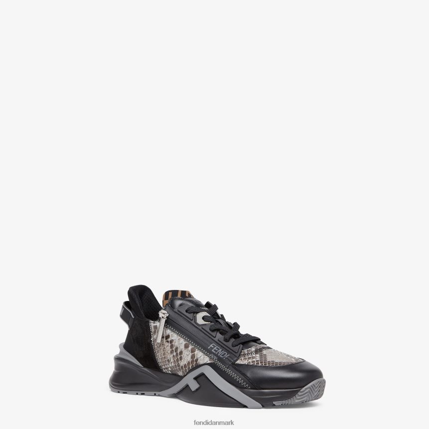 elaphe lavtoppe Mænd Fendi fodtøj grå A44V2D2295