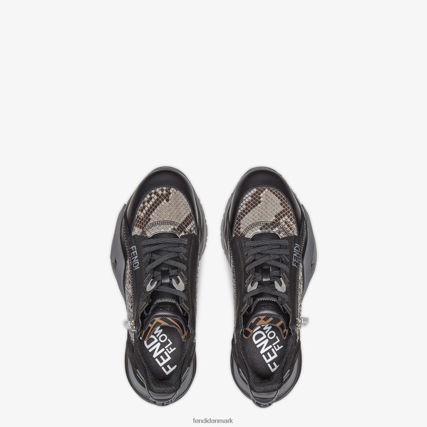 elaphe lavtoppe Mænd Fendi fodtøj grå A44V2D2295