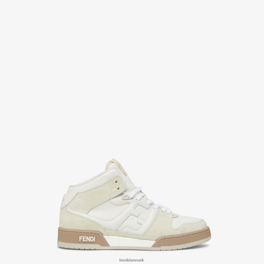 læder high-tops Mænd Fendi fodtøj hvid A44V2D2274
