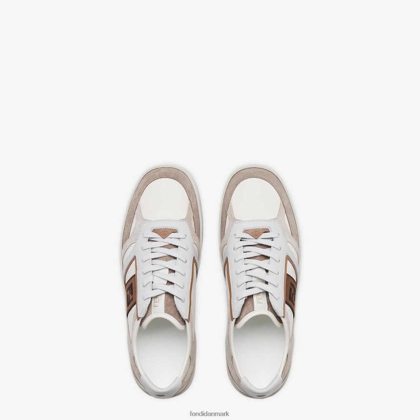 læder lave toppe Mænd Fendi fodtøj beige A44V2D2218