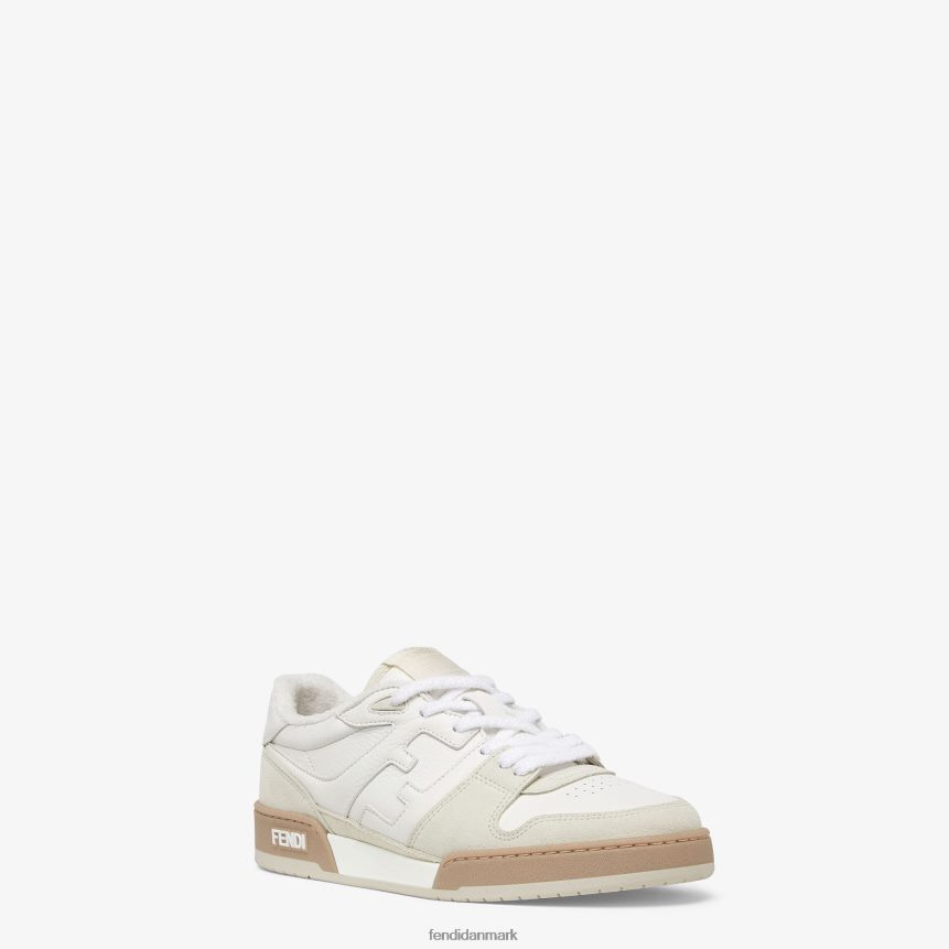 ruskind lave toppe Mænd Fendi fodtøj hvid A44V2D2233
