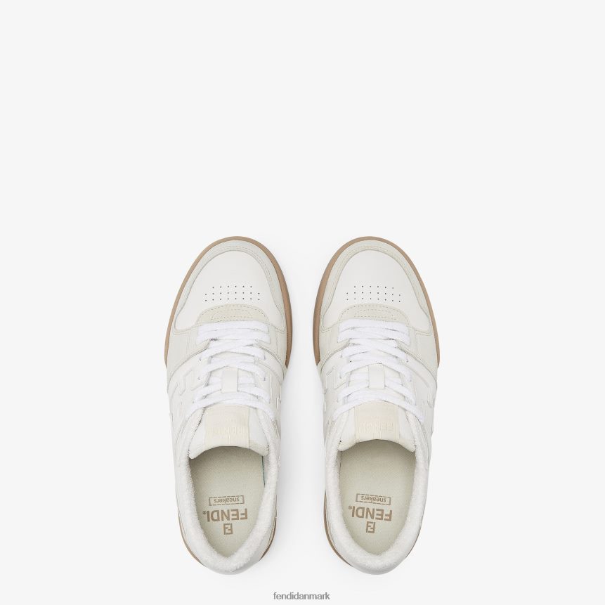 ruskind lave toppe Mænd Fendi fodtøj hvid A44V2D2233