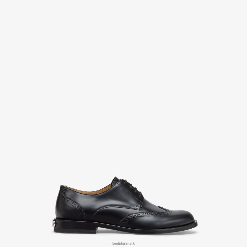 læder snørebånd Mænd Fendi fodtøj sort A44V2D2300