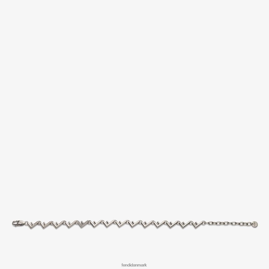 fem armbånd Mænd Fendi smykker sølv A44V2D2733