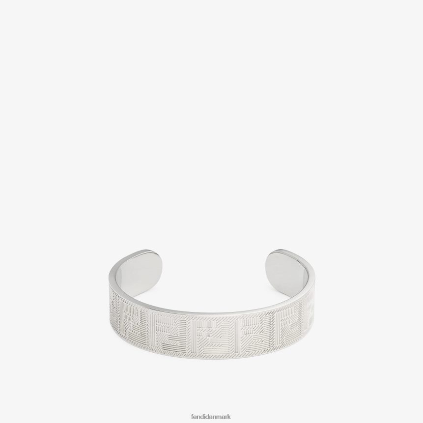 metal armbånd Mænd Fendi smykker sølv A44V2D2693