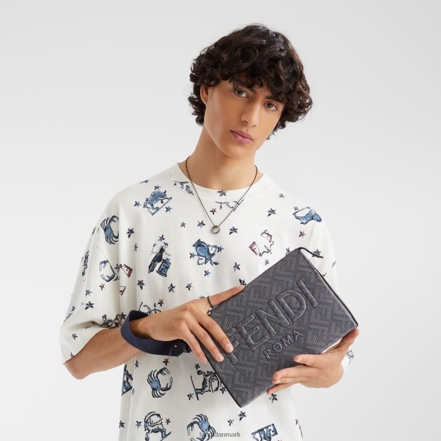 metal ring Mænd Fendi smykker ruthenium A44V2D2701