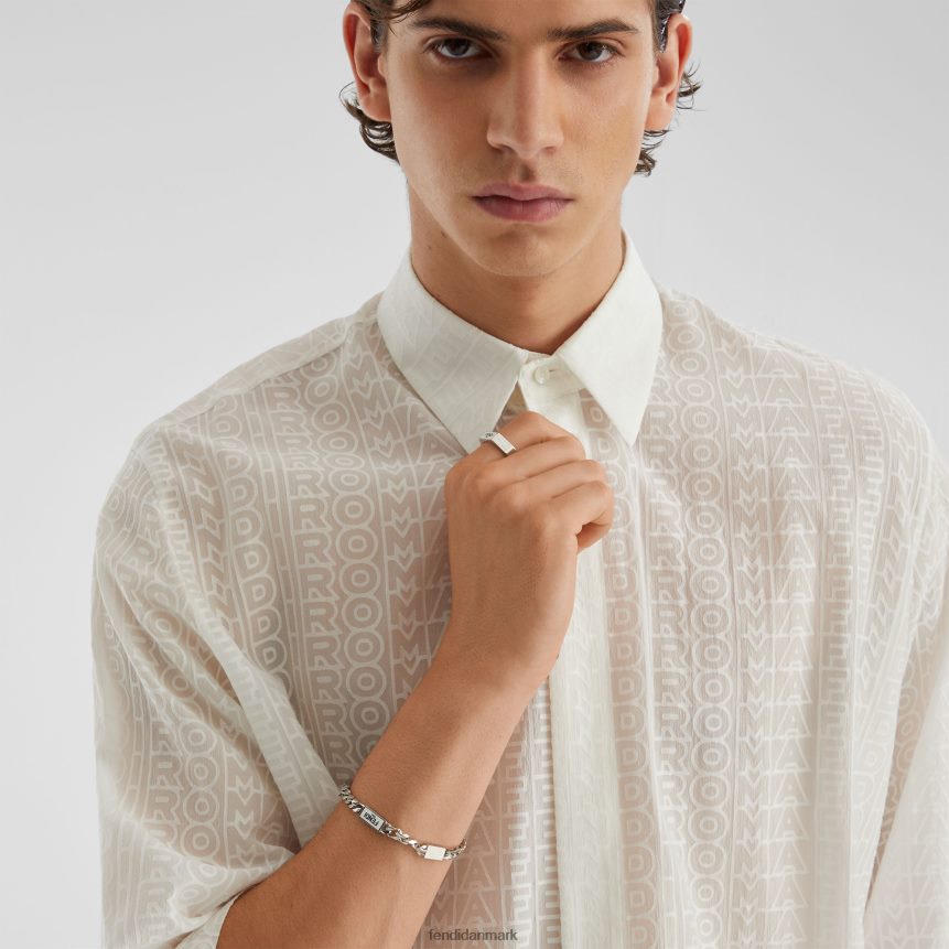 metal ring Mænd Fendi smykker sølv A44V2D2704