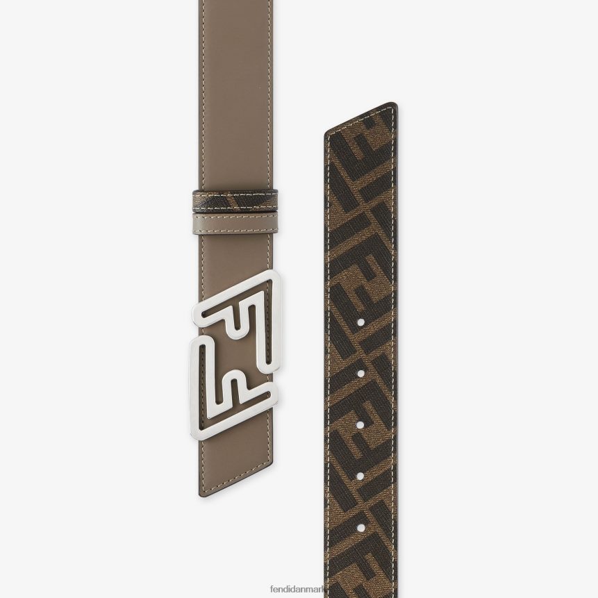 hurtigere vendbart læderbælte Mænd Fendi tilbehør beige A44V2D2449