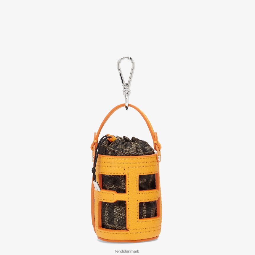 bucket bag læder charm Mænd Fendi tilbehør orange A44V2D2419